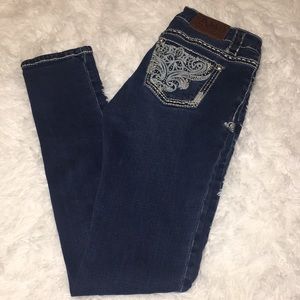 Adiktd Skinny Jeans 2 Embroidered/Bling Pockets
